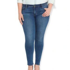 NEW NWT LEVI'S LEVIS Plus Size Perfectly Shaping 512 Skinny Leg Skinny Jeans 18W